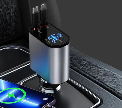 Verseâ„¢4-in-1 Smart Car Charger