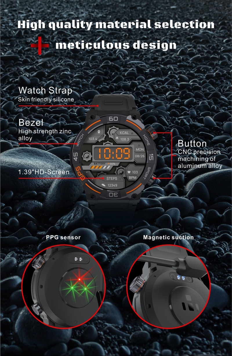 ZE X - Military Grade Smartwatch - Camicely Shop