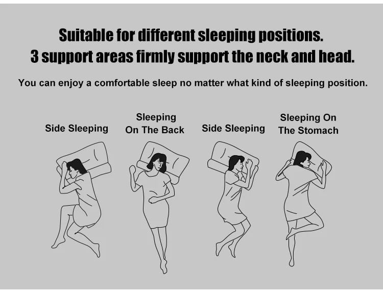 Black Friday Sale - Sleep Enhancing Cervical Support Comfort Goose Down Pillow