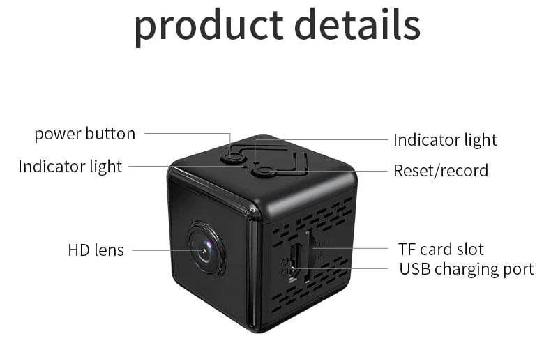 1080P HD Infrared Night Vision Wireless Remote Motion Camera