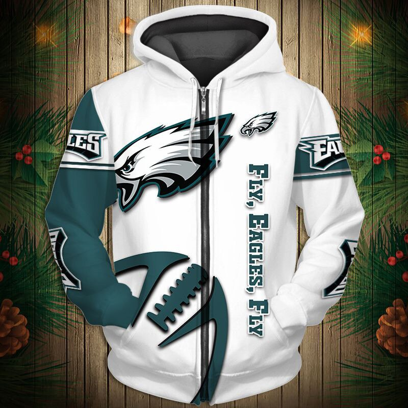 PHILADELPHIA EAGLES 2022 NEW 3D GRAPHIC HOODIE - Camicely Shop