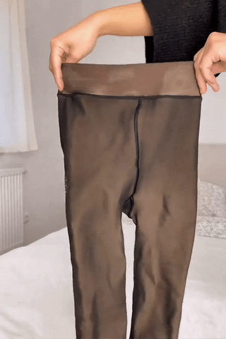 The Original Fake Translucent Fleece Tights - Footed Style